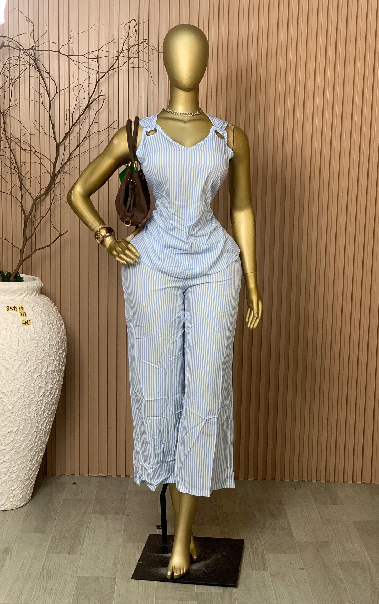 SIZE10 RAYY18 Length40 Brand new white&blue two piece
