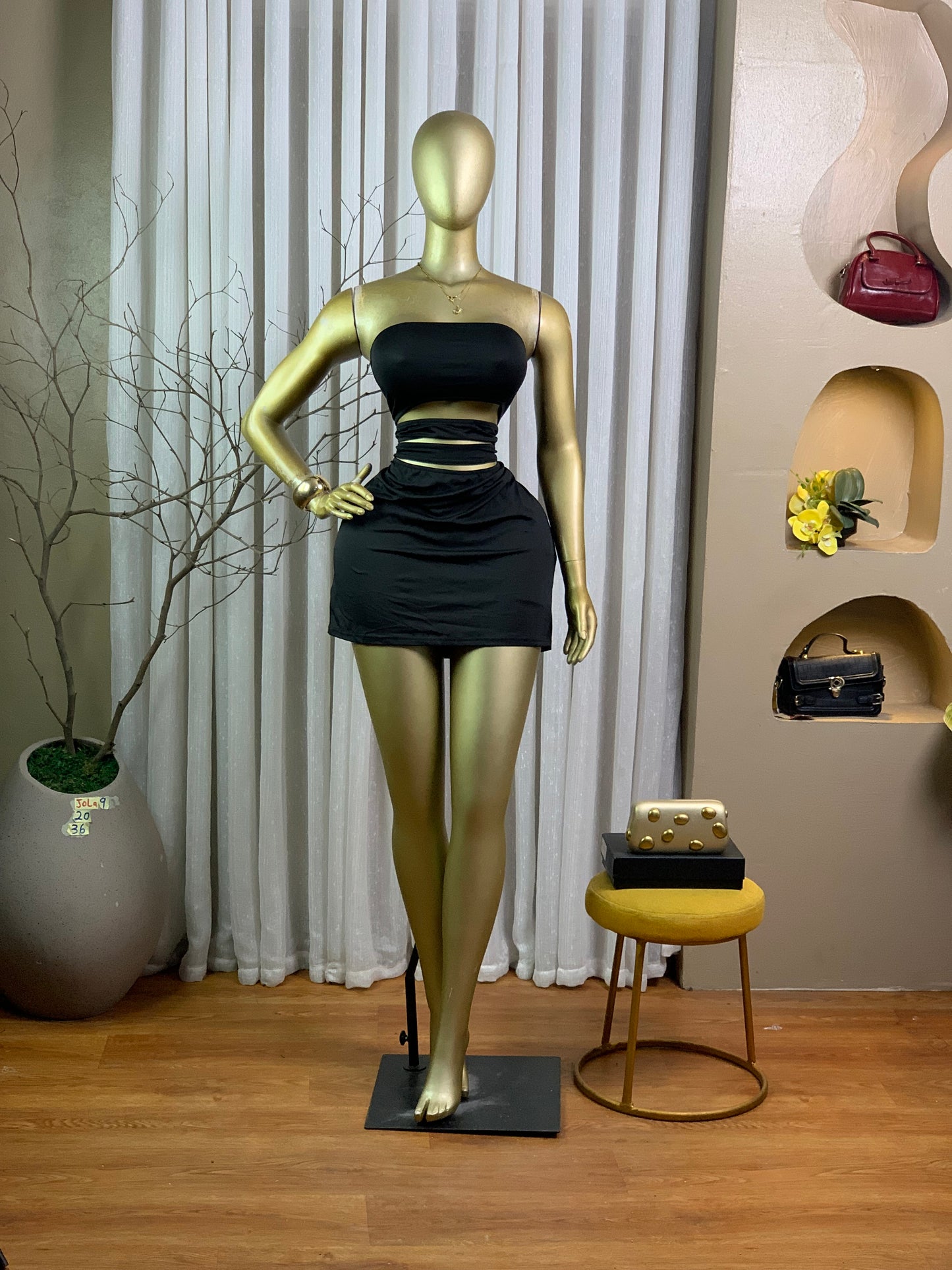 JOLA9 SIZE20 Length36black dress