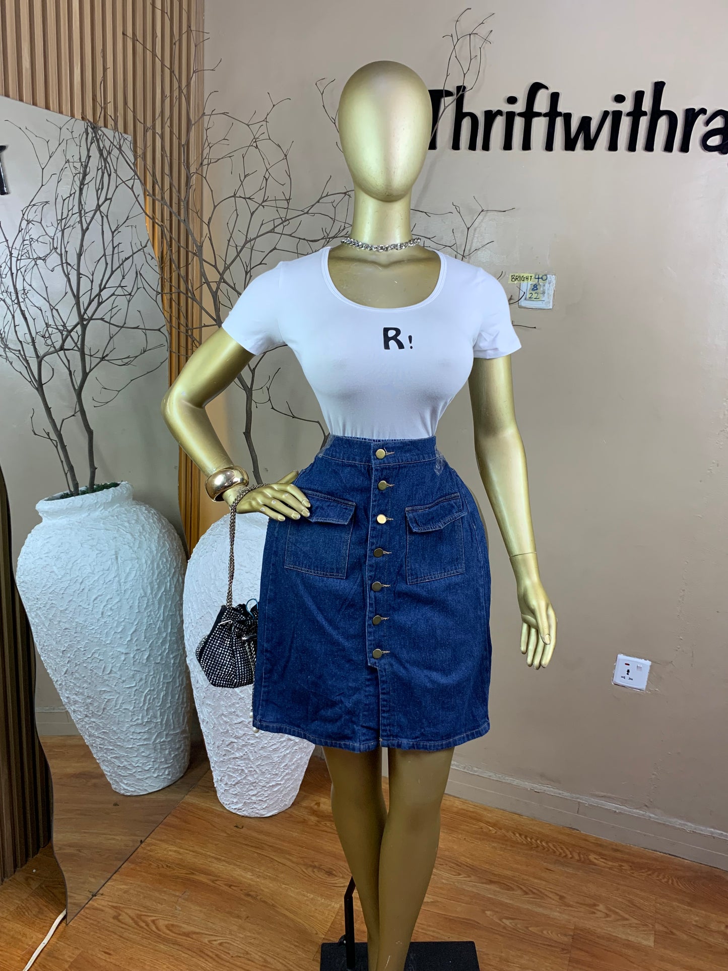 SIZE8 Bright40 Length22(Skirt only)