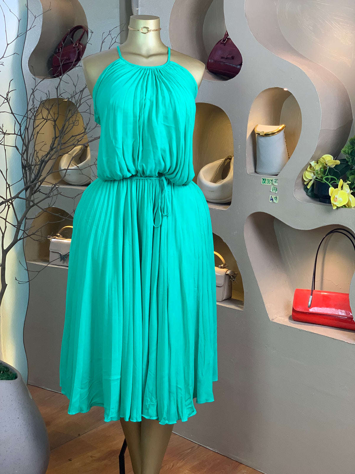 DESSY7 SIZE14 Length49 mint green