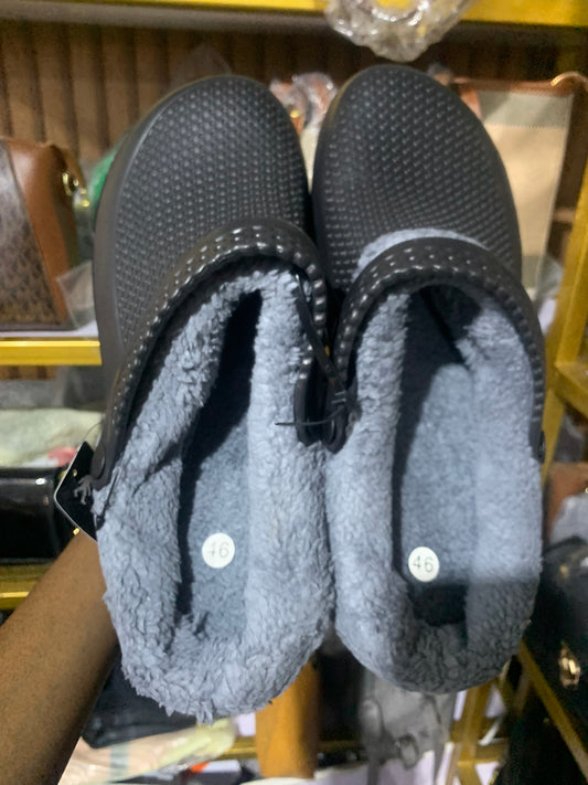 BLACK crocs8 SIZE46