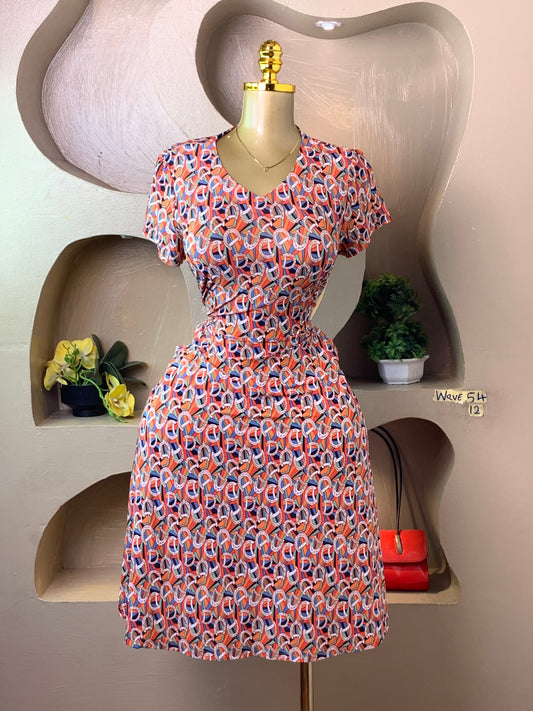 WAVE54 MULTI COLOR DRESS SIZE12