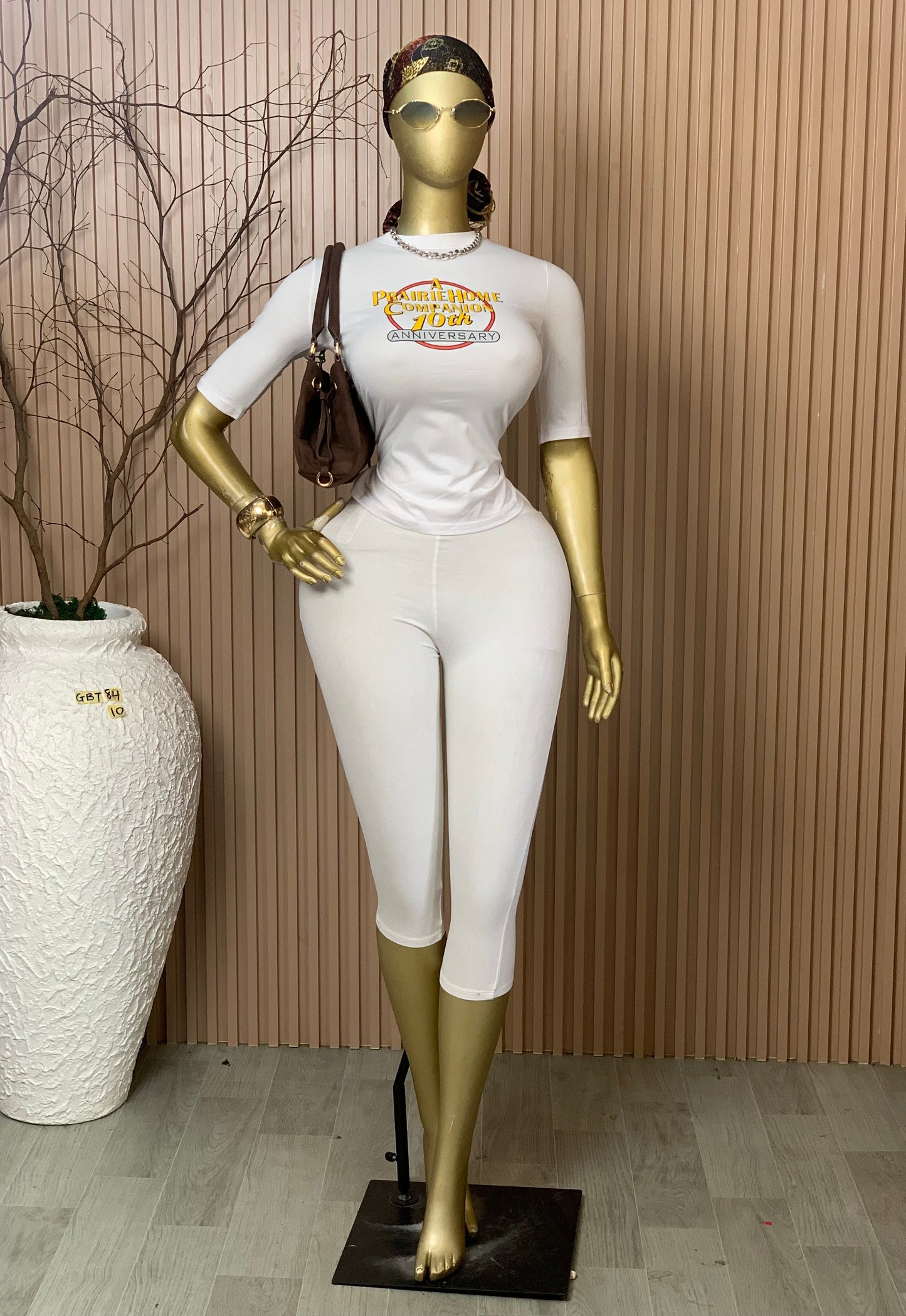 SIZE10 GLAMOUR BASIC TOP84 WHITE