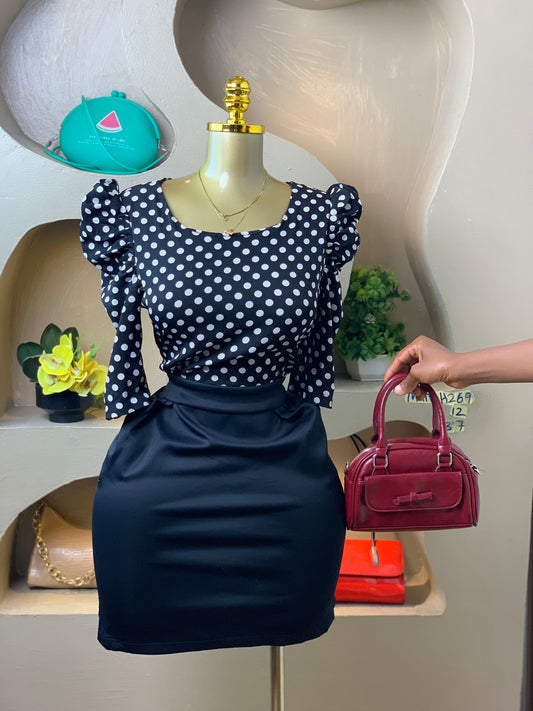 SIZE12 MUNCH269 Length37 (polka dots)