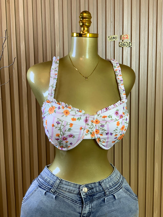 SIMI62 SIZE36DD(Floral bra only)