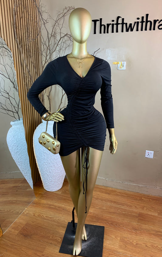 BOLU2 SIZE8 Length31 Black dress