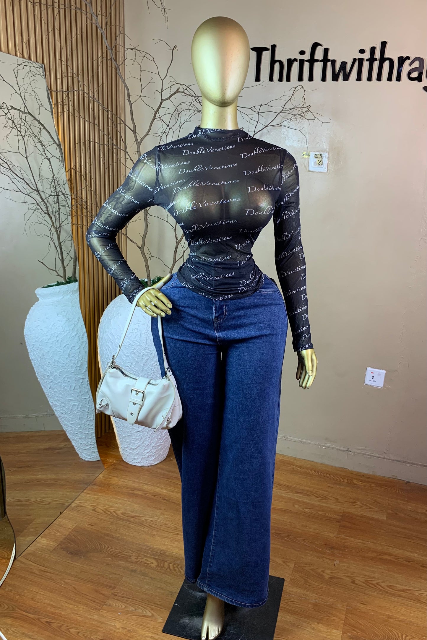 SIZE8 GIRL65 MESH TOP ONLY