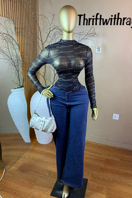 SIZE8 GIRL65 MESH TOP ONLY