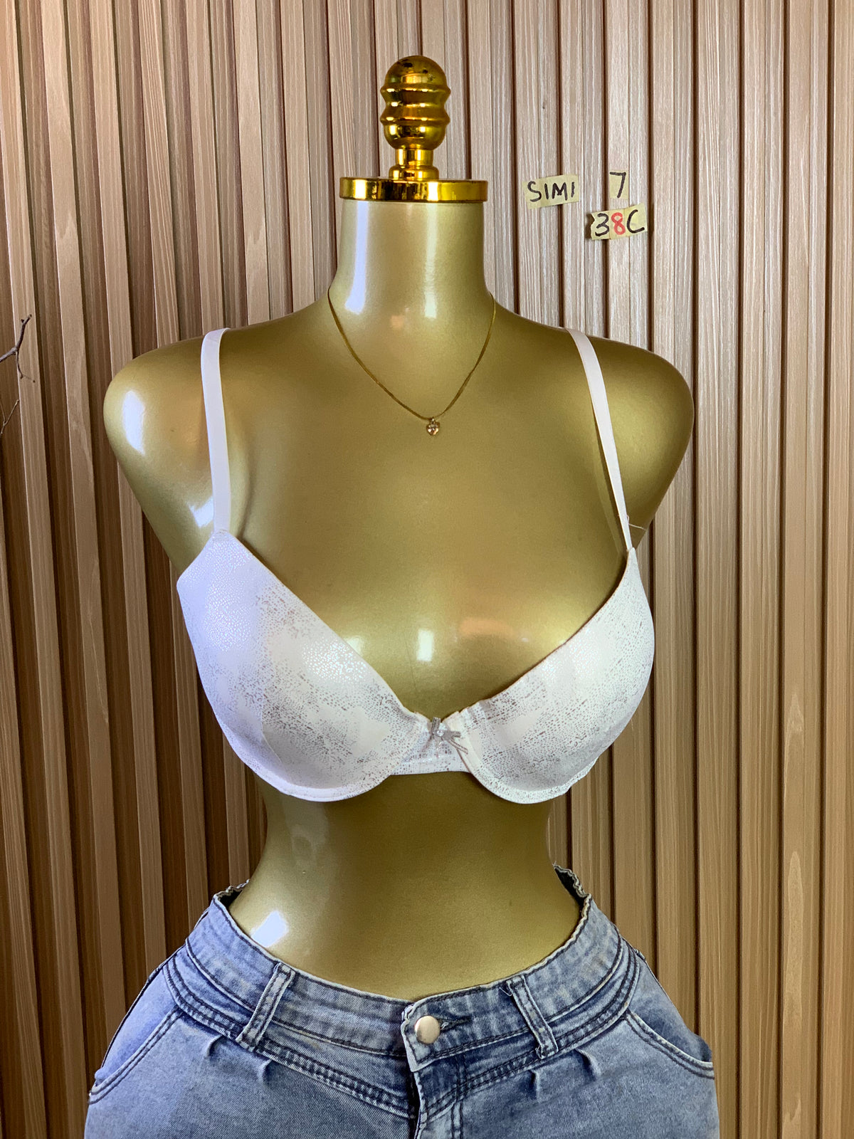 SIMI7 SIZE38C(White bra only)