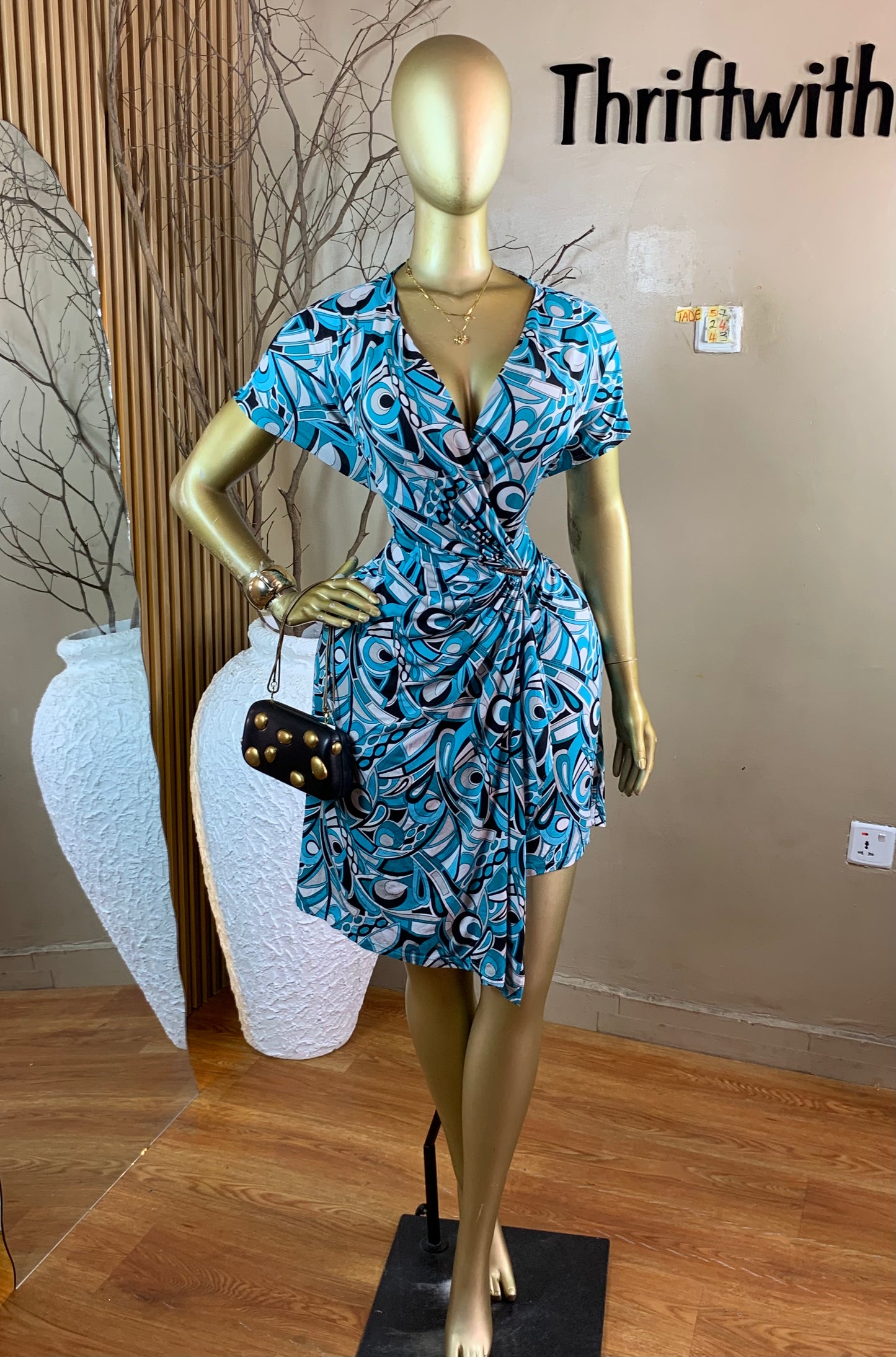 TADE57 SIZE24 Length43 dress