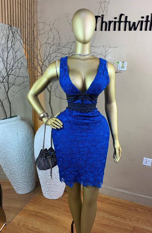 SIZE8 BABE5 Length40(blue&black)