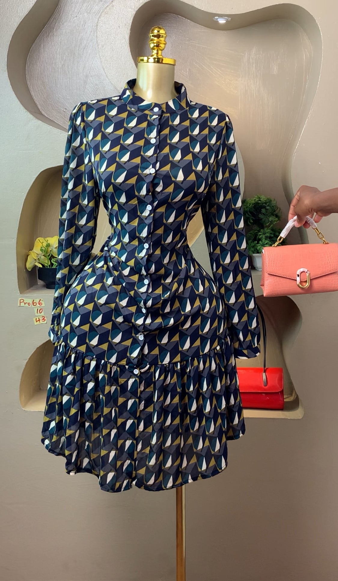 PRO66 SIZE10 Corporate DRESS Length43