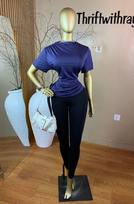 SIZE20 BOLD103 NAVY BLUE TOP