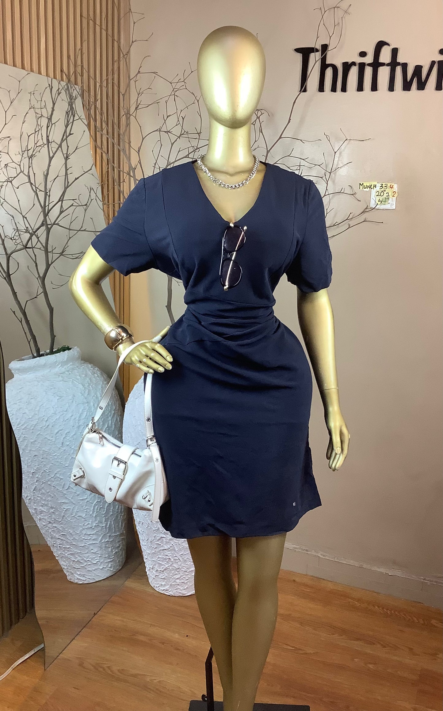 SIZE20/22 MUNCH334 Length44(Navy blue)