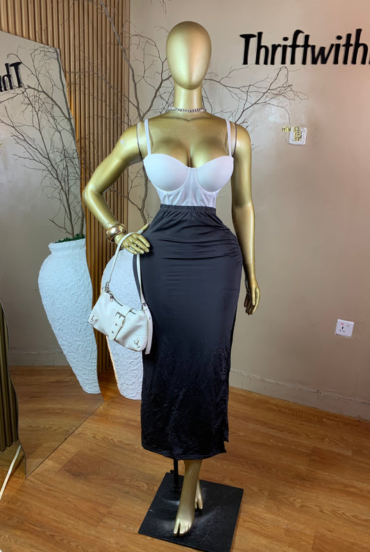 SIZE12 MSH52 GREY SKIRT ONLY Length37