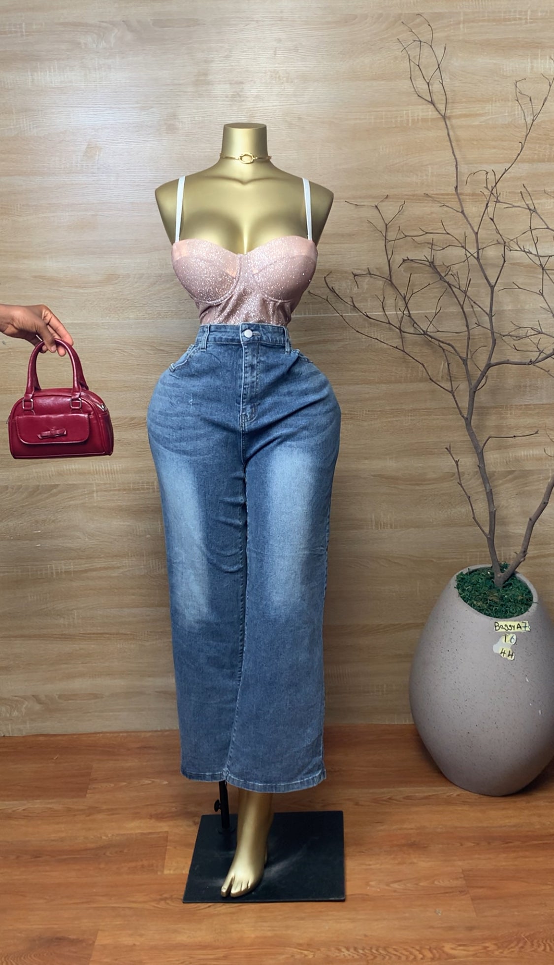 SIZE16 BAGGYA7 Length44 Jean Only