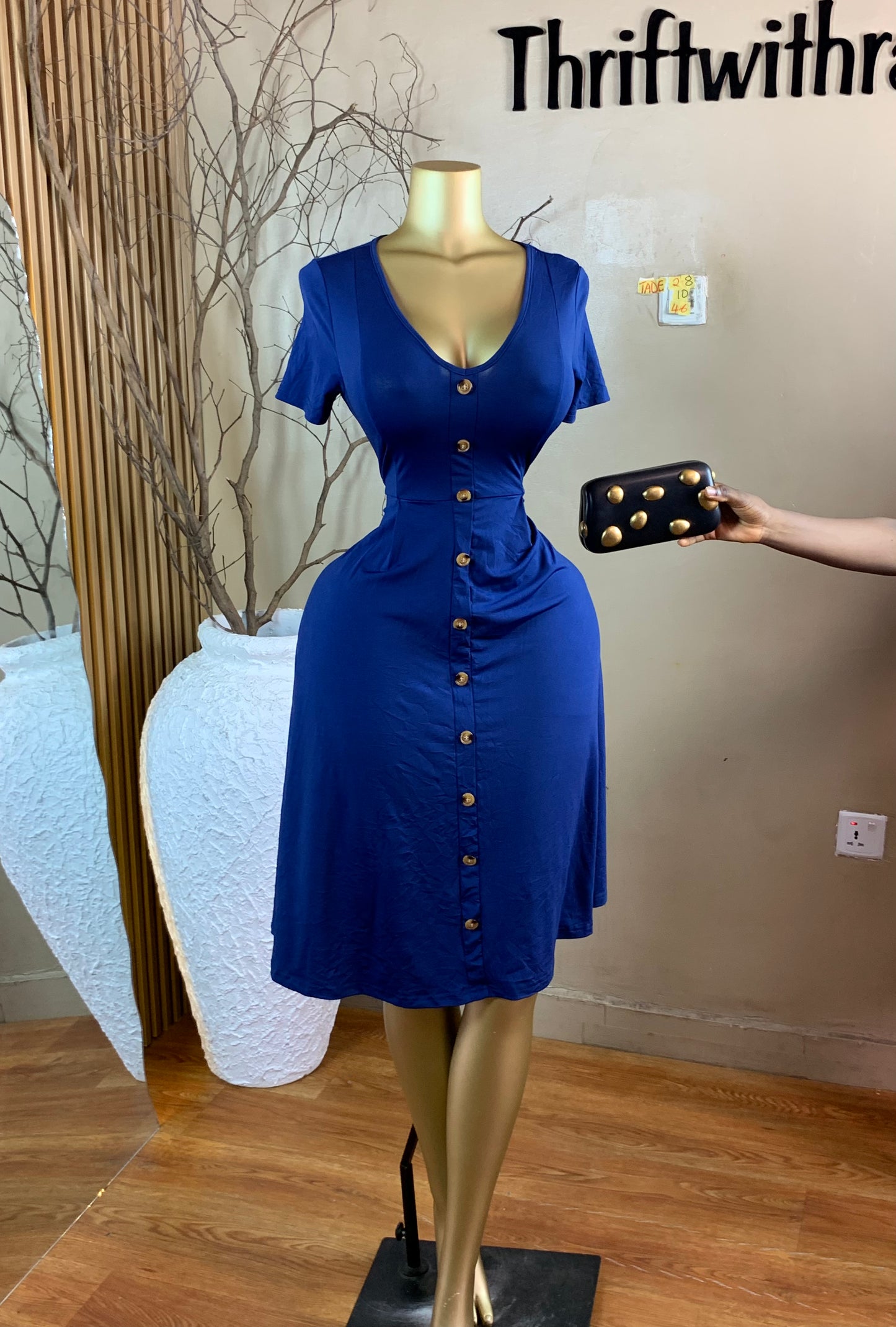 TADE28 SIZE10 Length46 dress