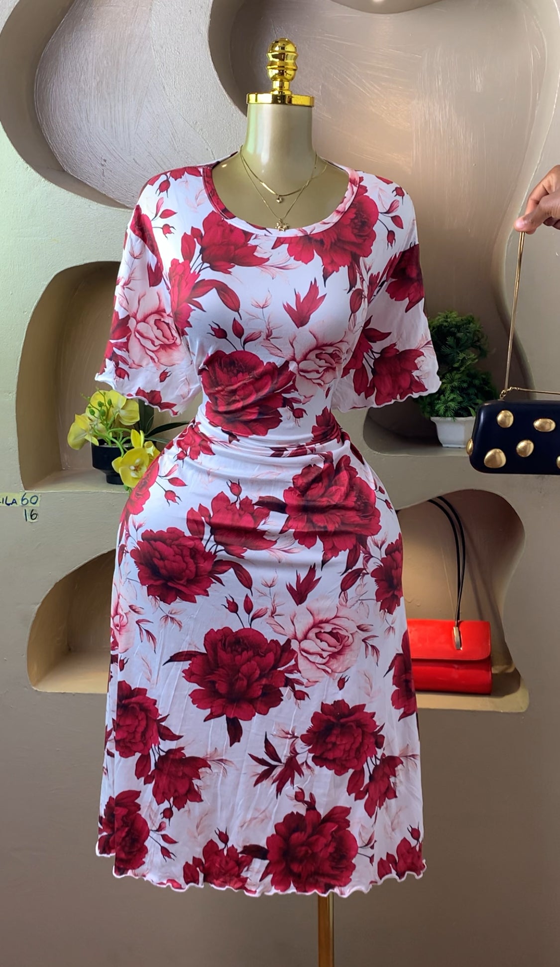 ZILA60 FLORAL DRESS SIZE16