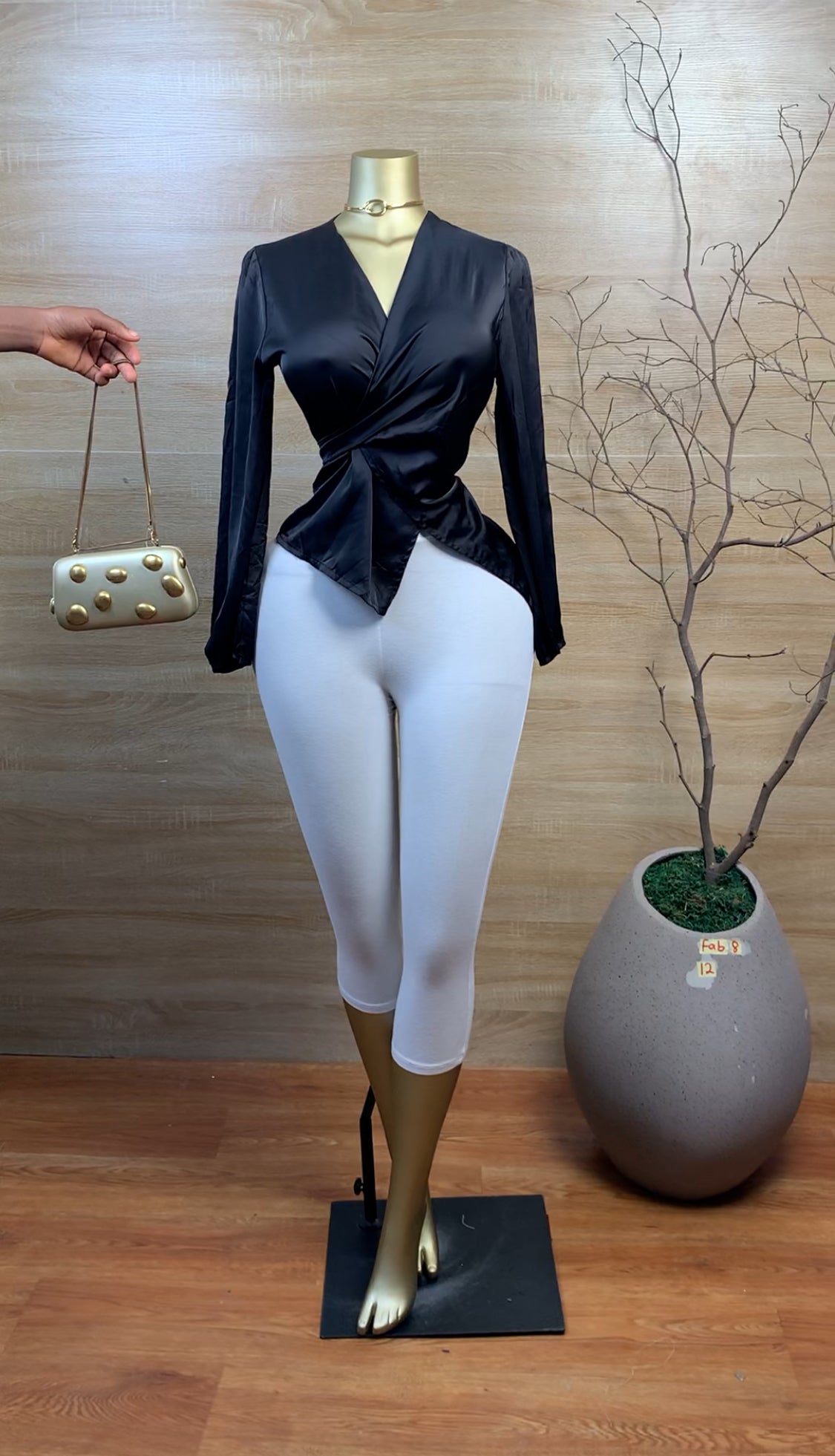 FAB8 SIZE12 Black Top