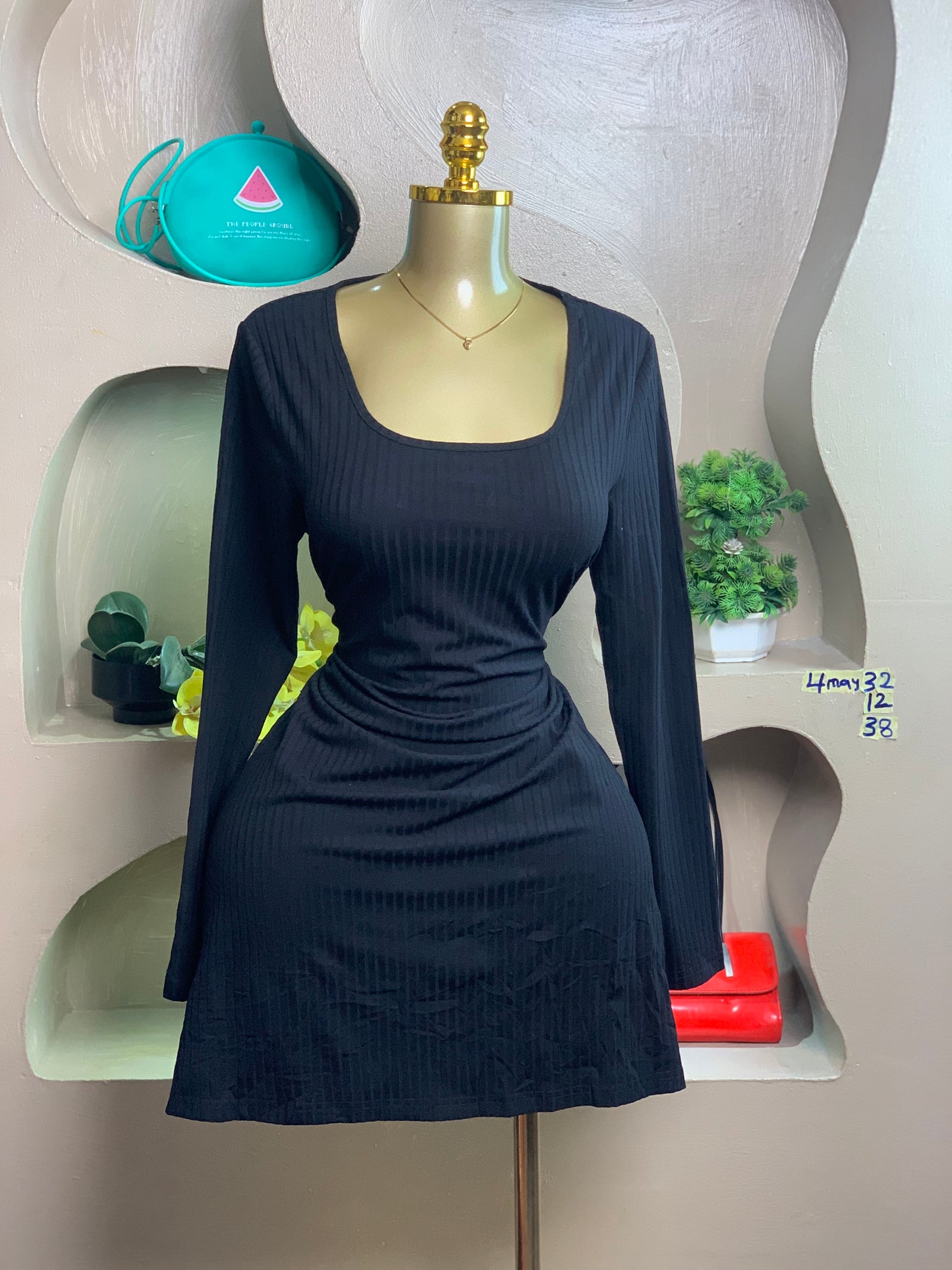 SIZE12 4MAY32 Length38 (black)
