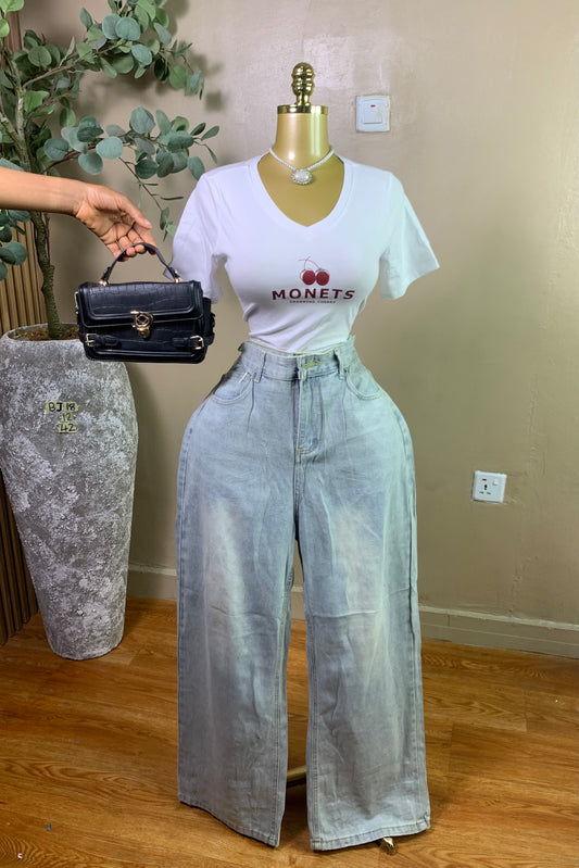 SIZE12 Baggy jean18 Length42 (Jean only)