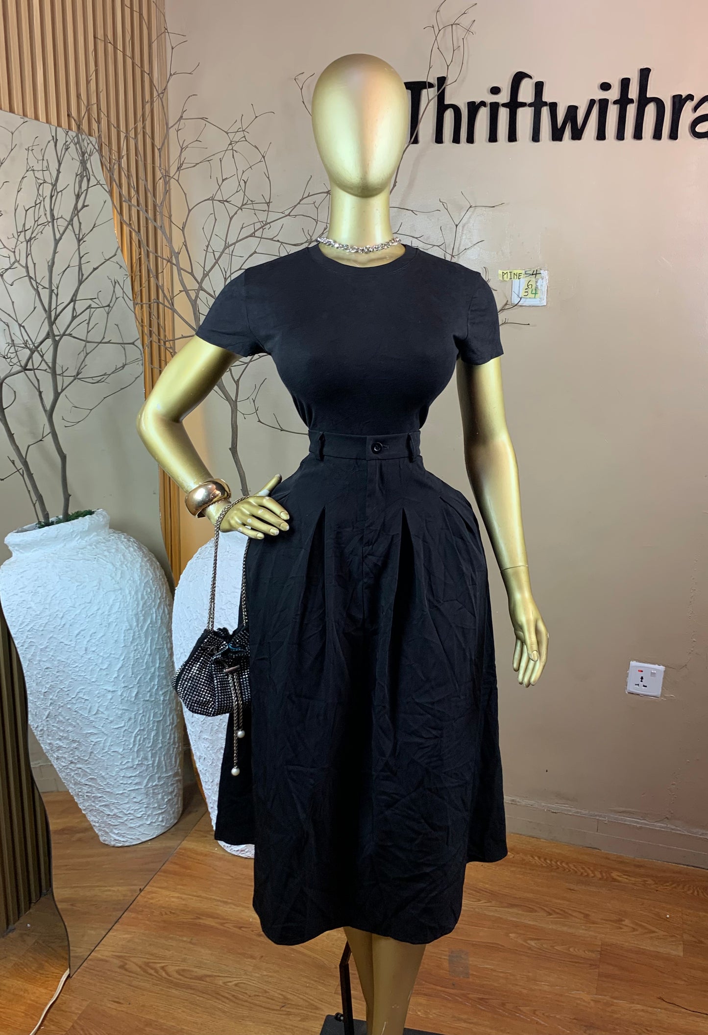 SIZE6 MINE54 Length34(Skirt only)