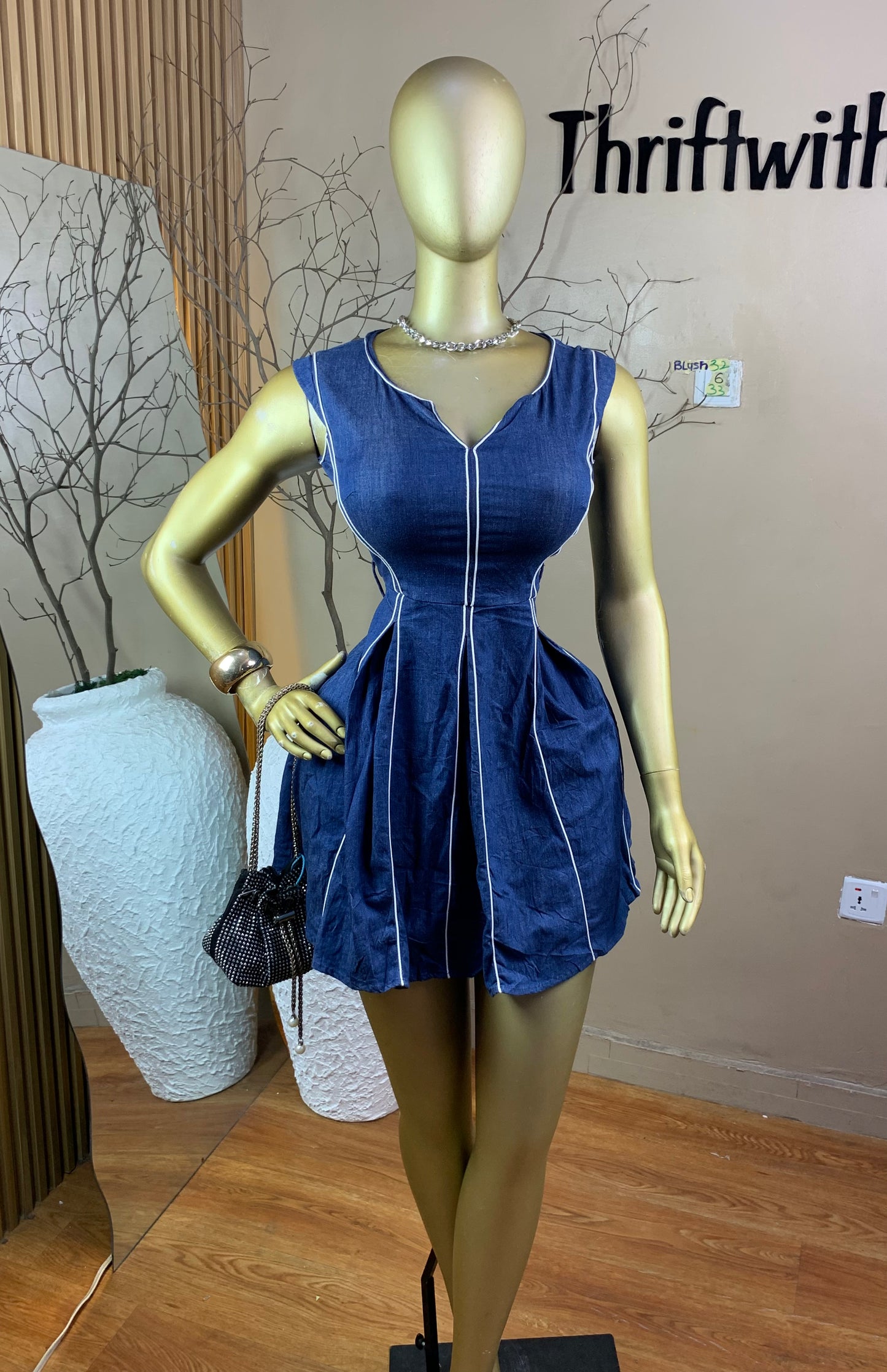 SIZE6 BLUSH32 Length33