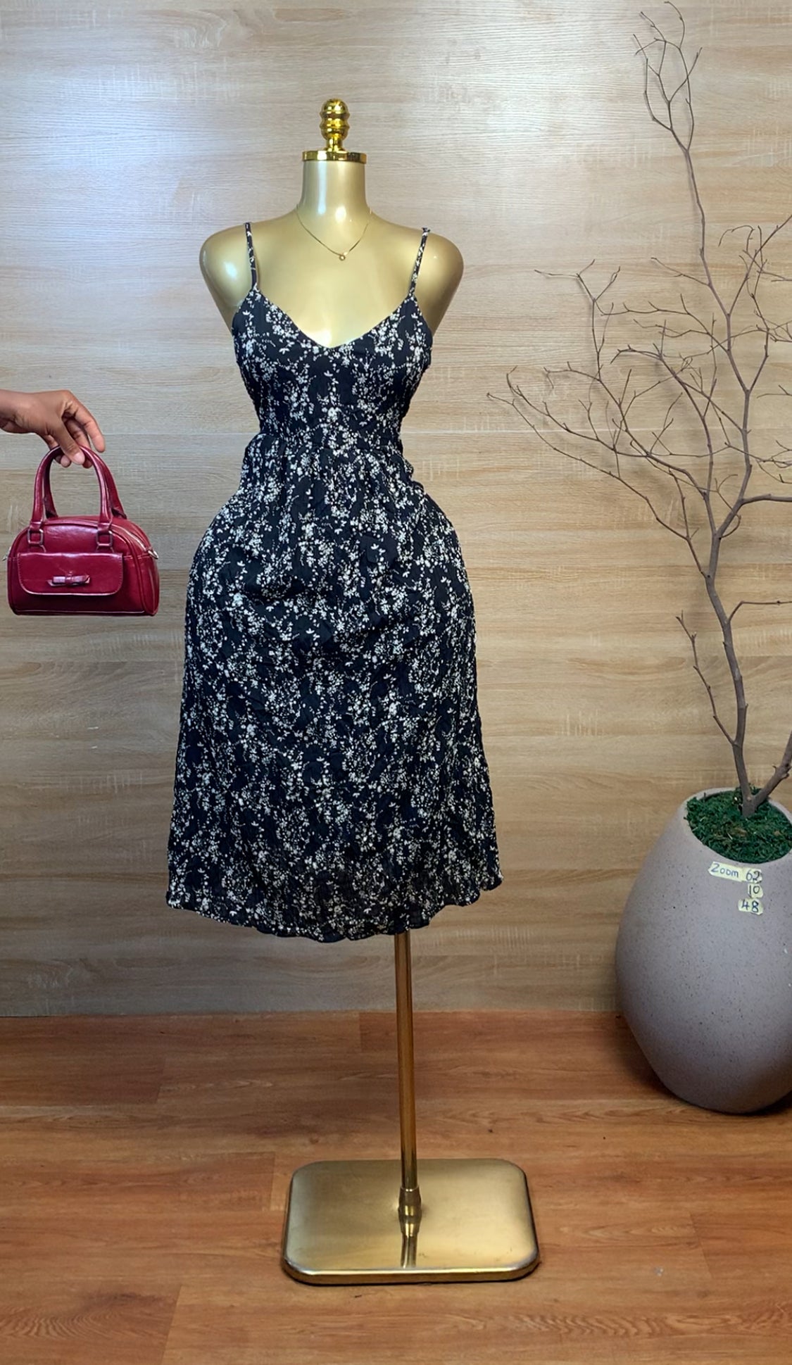 SIZE10 ZOOM62 Floral Dress Length48