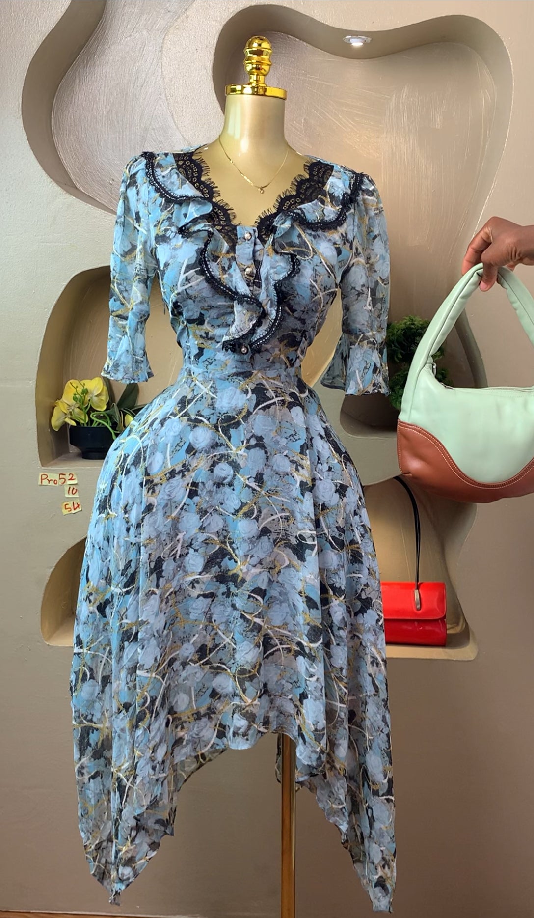 SIZE10 PRO52 DRESS Length54