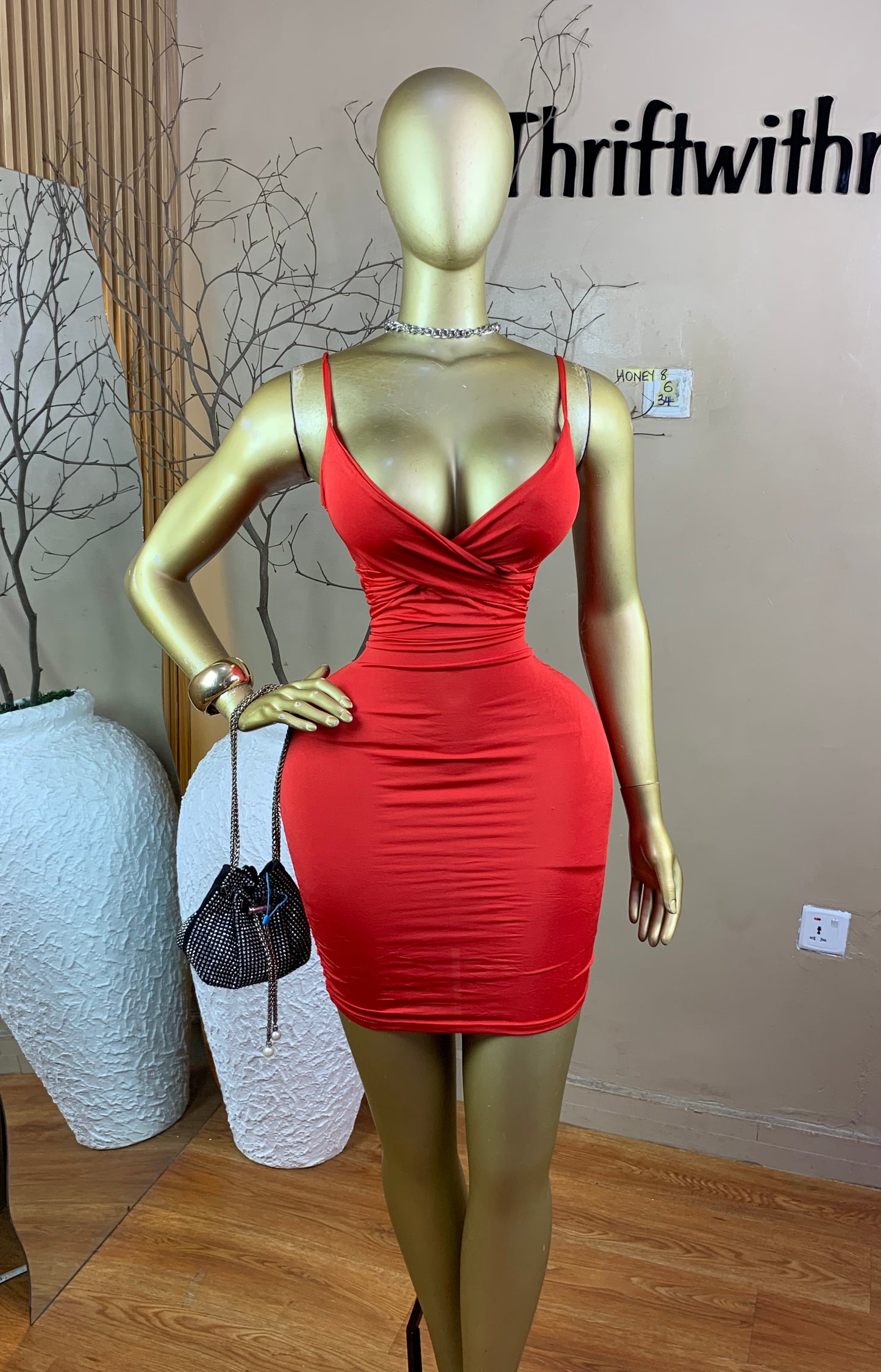 SIZE6 HONEY8 Length34(red)