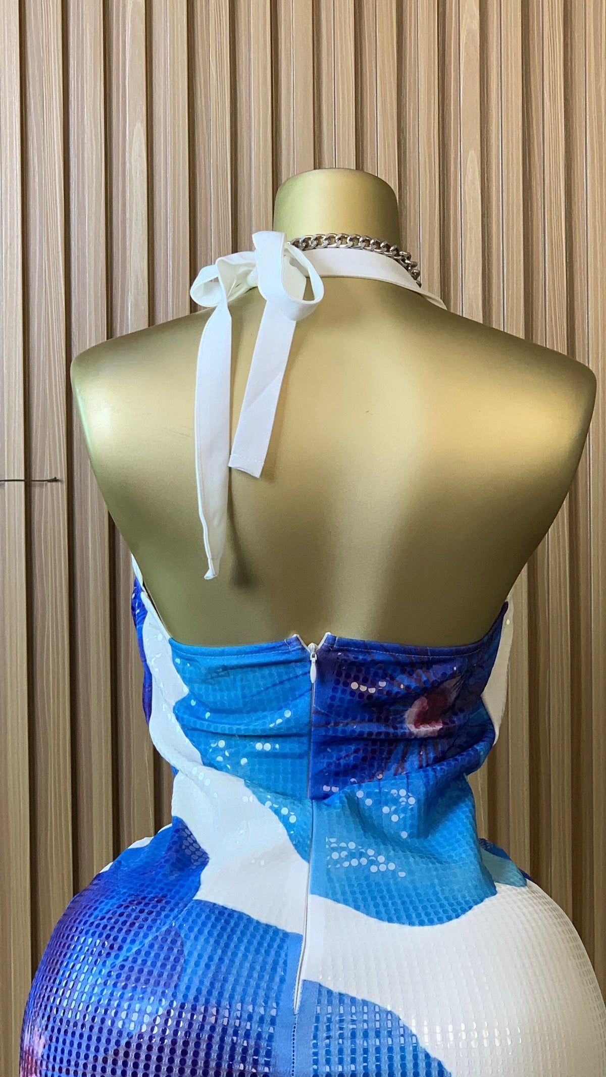 PARADISE SIZE6 (blue&white floral)