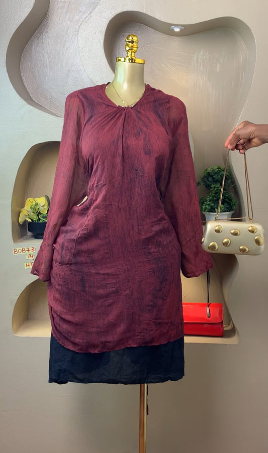 BOB73 SIZE14 DRESS Length45