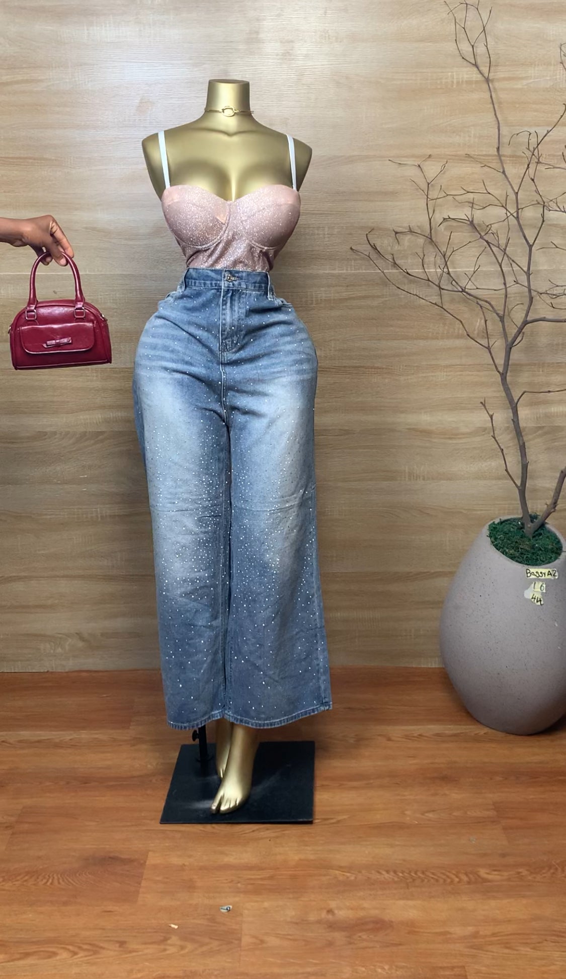 SIZE16 BAGGYA2 Length44 Jean Only