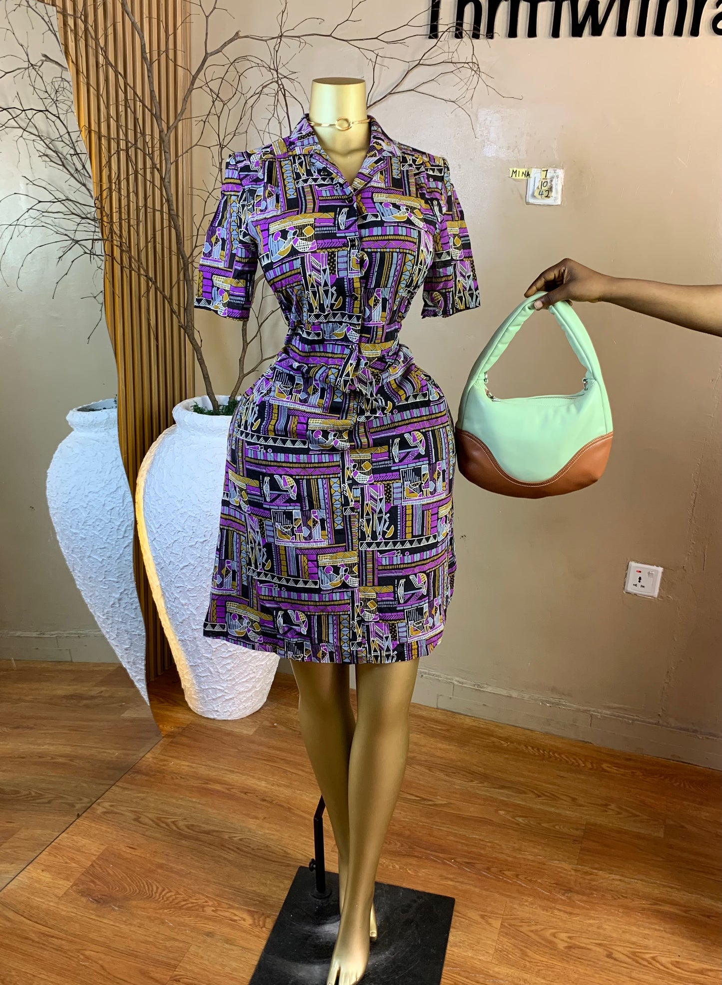 MINA7 SIZE10 Length42 corporate dress