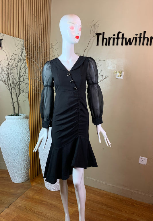 ZEE125 BLACK CORPORATE DRESS SIZE6 Length42