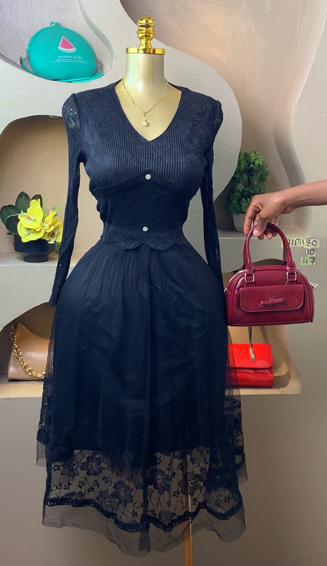 SIZE10 MIMI80 Length47 (black)