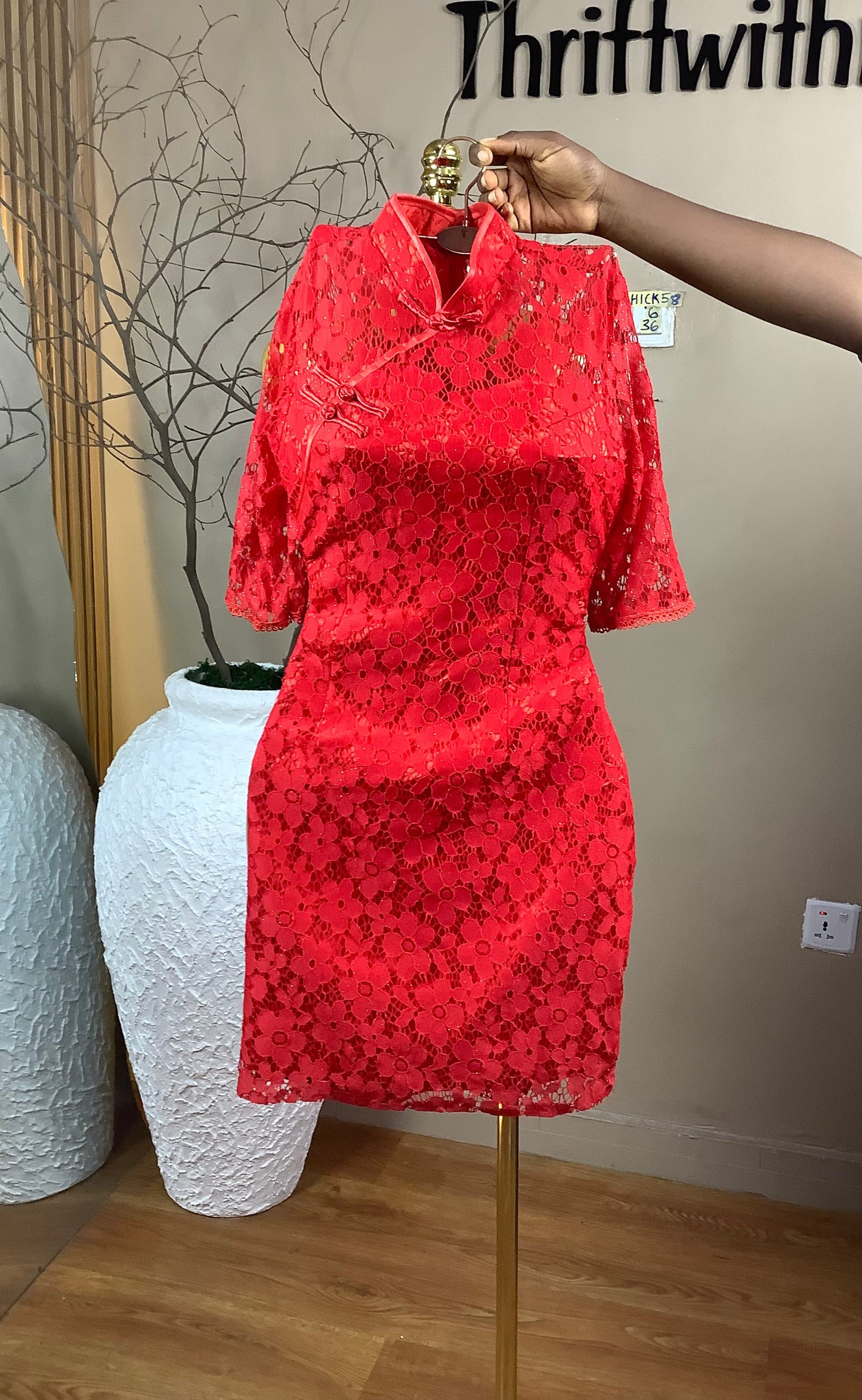 SIZE6 Chick58 Length36(Red)