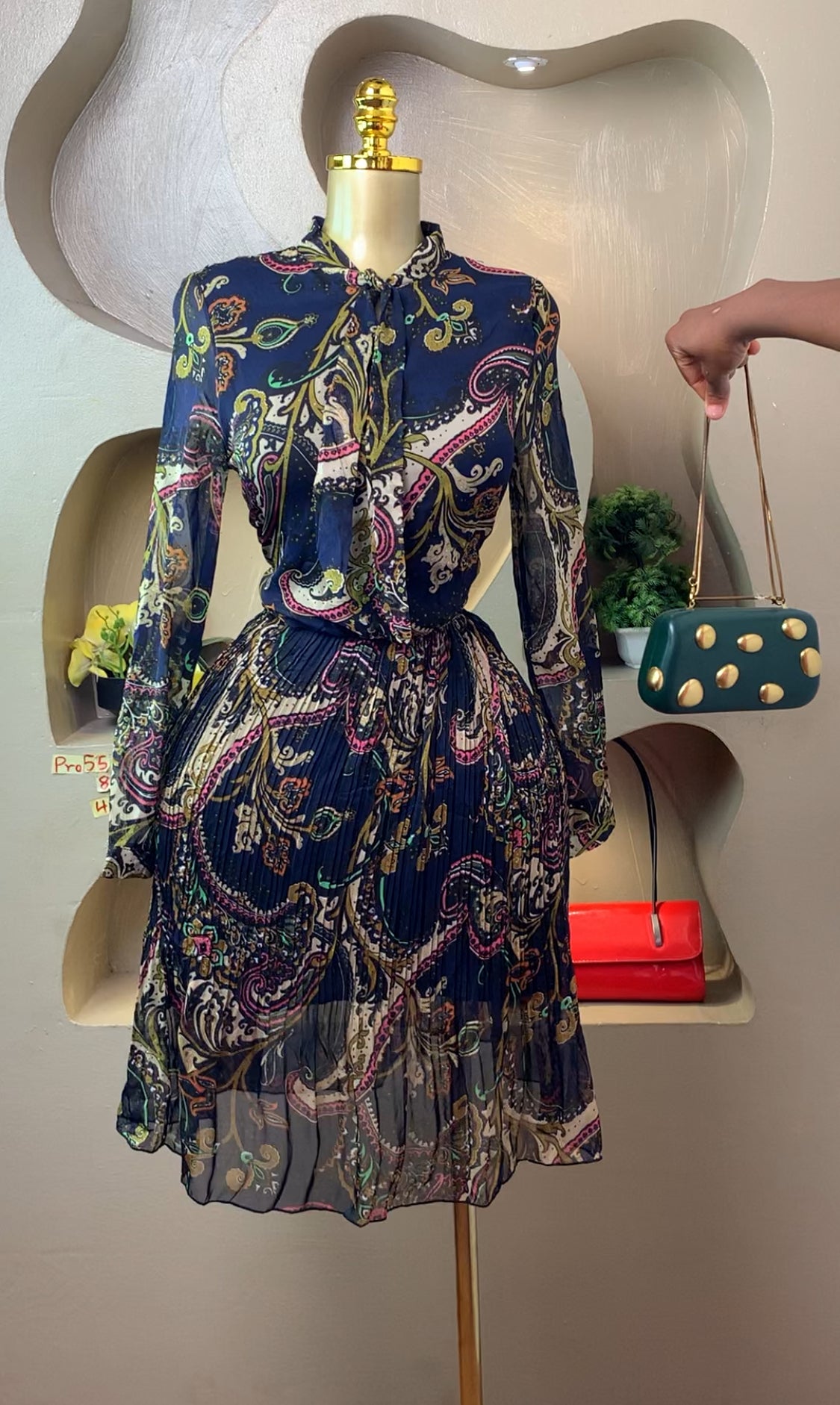 PRO55 SIZE8 DRESS Length41