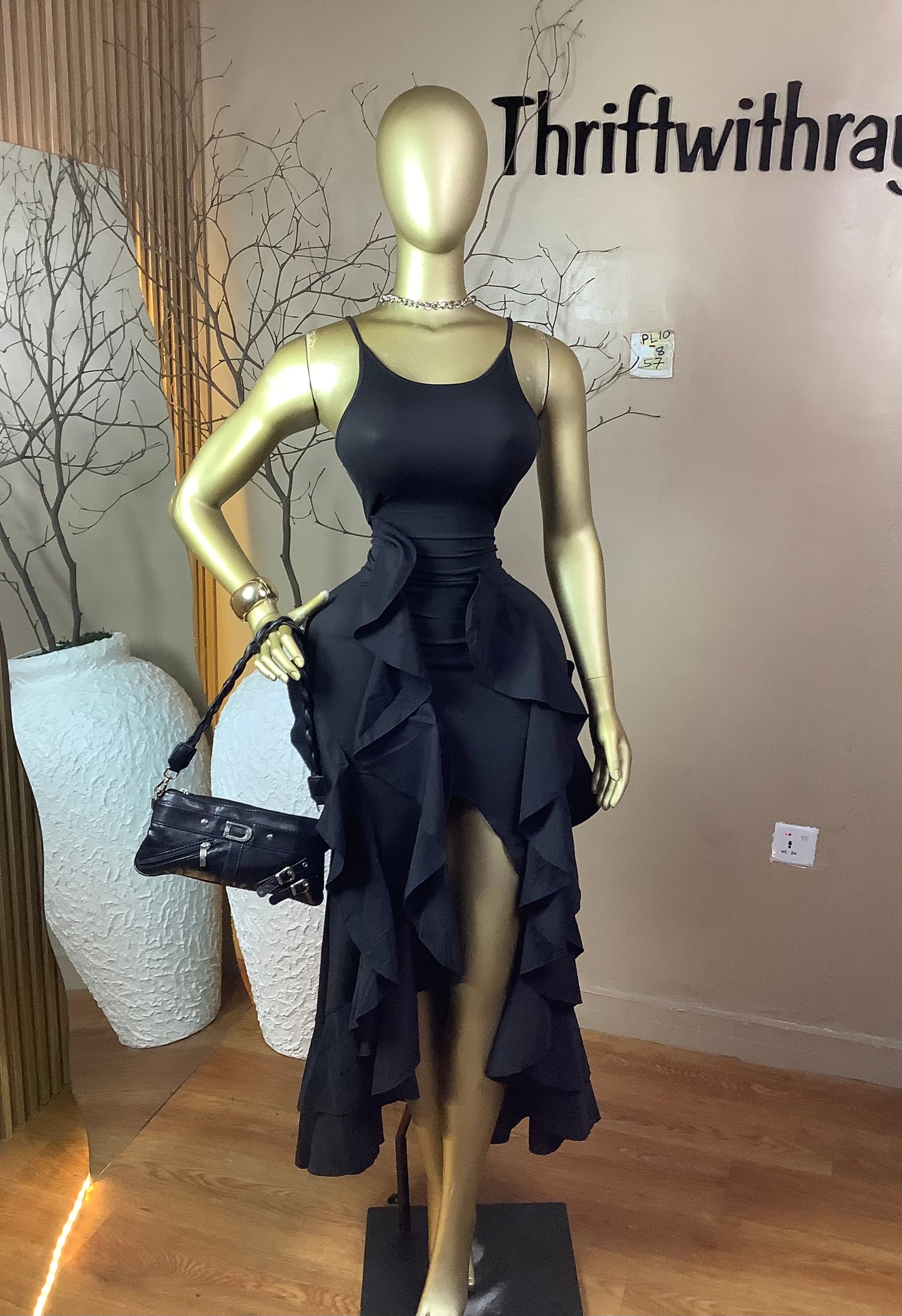 SIZE8&12 Pearl10 Length57(black)