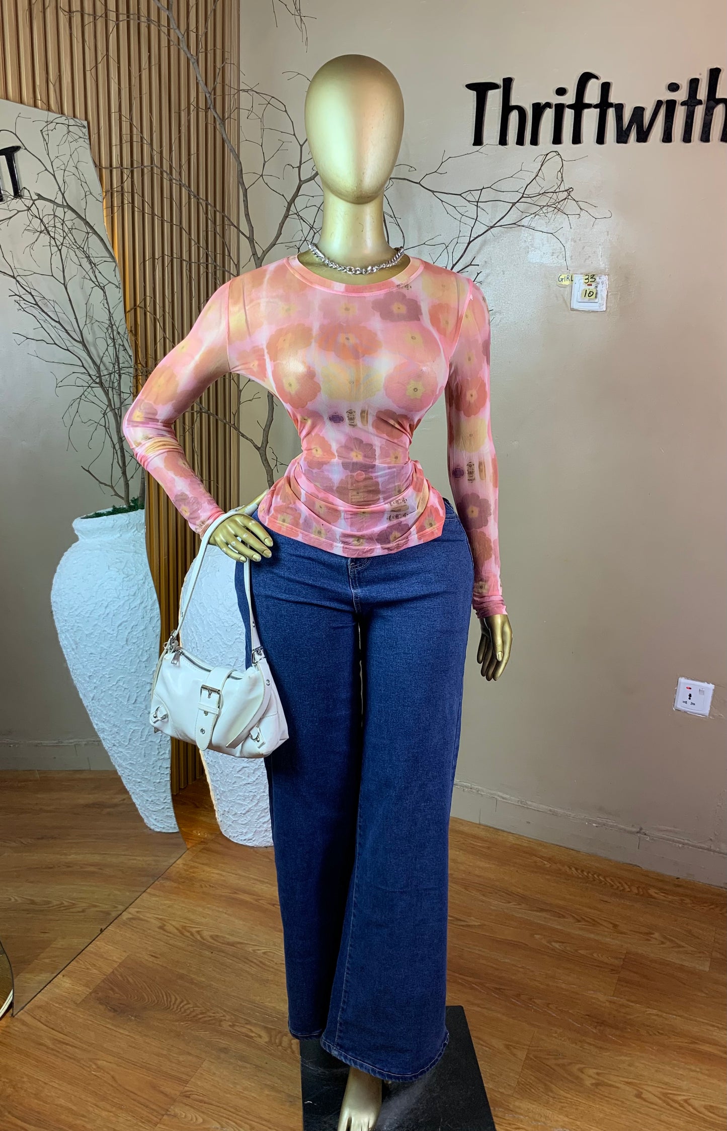 SIZE8 GIRL33 MESH TOP ONLY