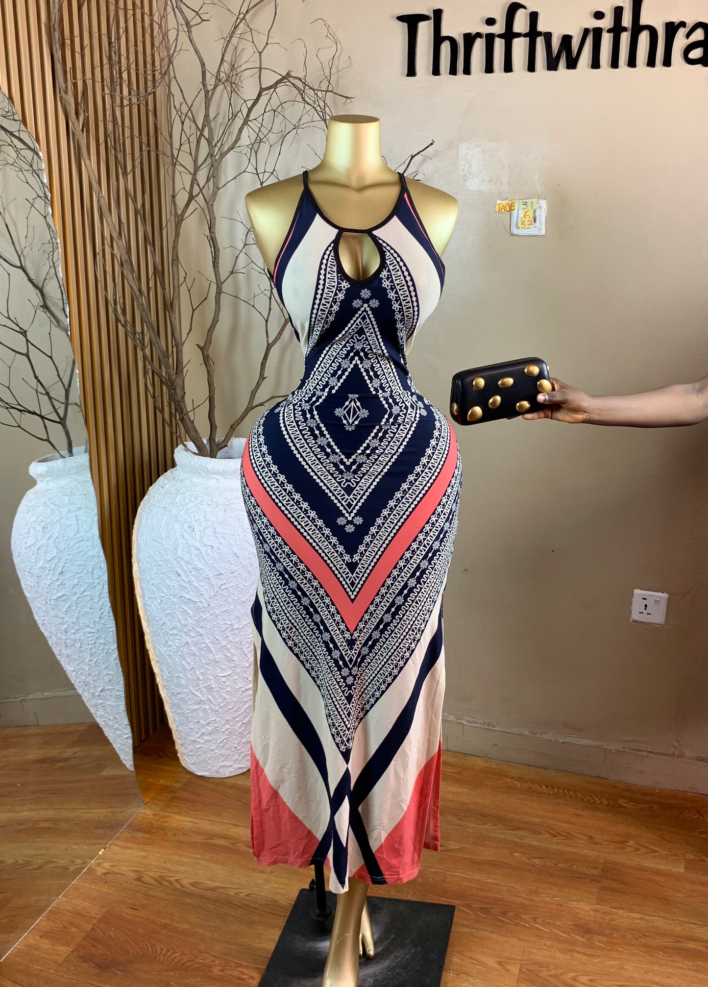 TADE31 SIZE6 Length57 dress