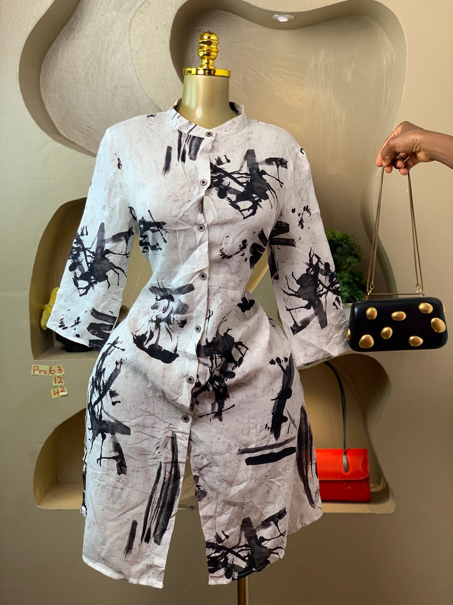 PRO63 SIZE12 DRESS Length42