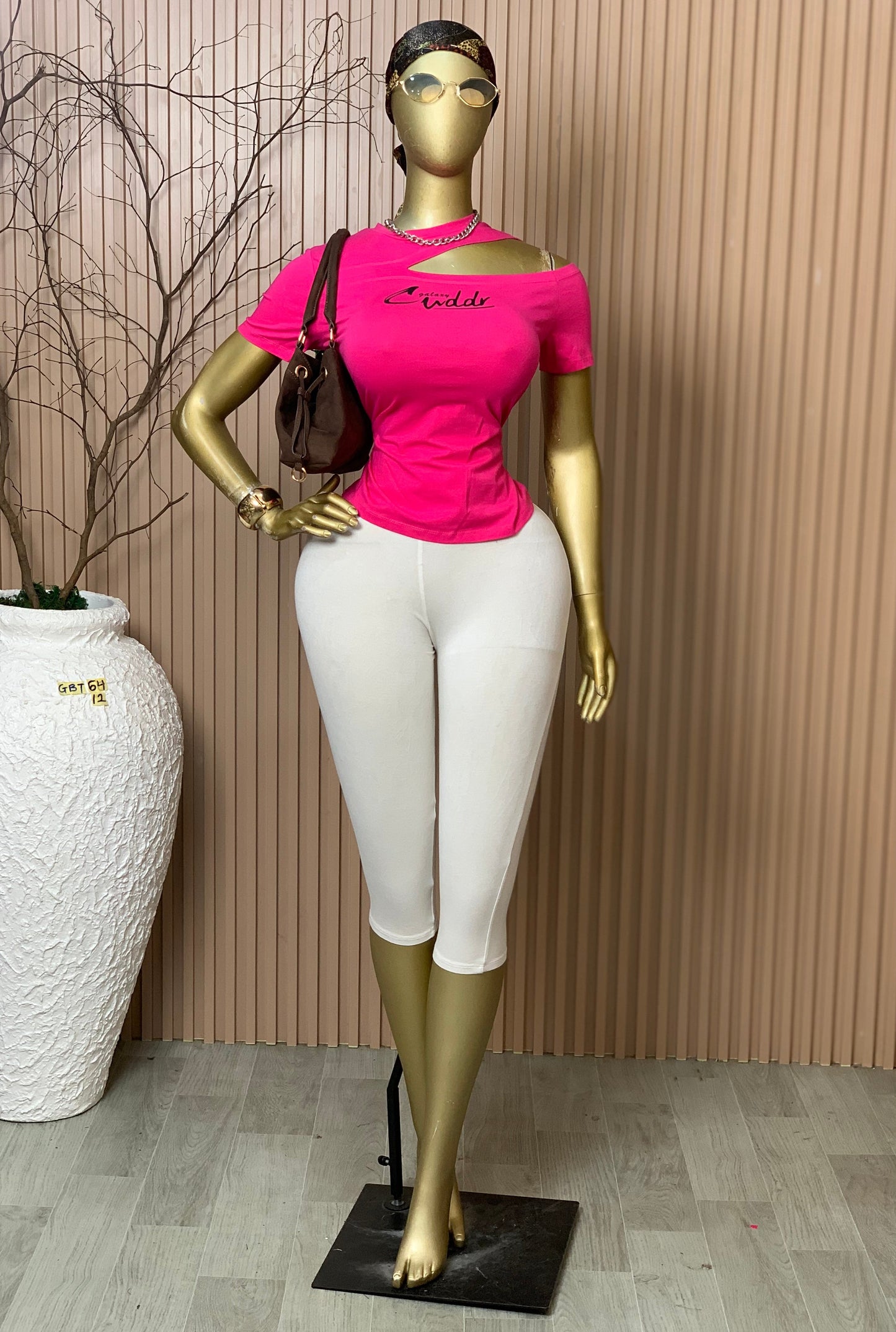 SIZE12 GLAMOUR BASIC TOP64 PINK