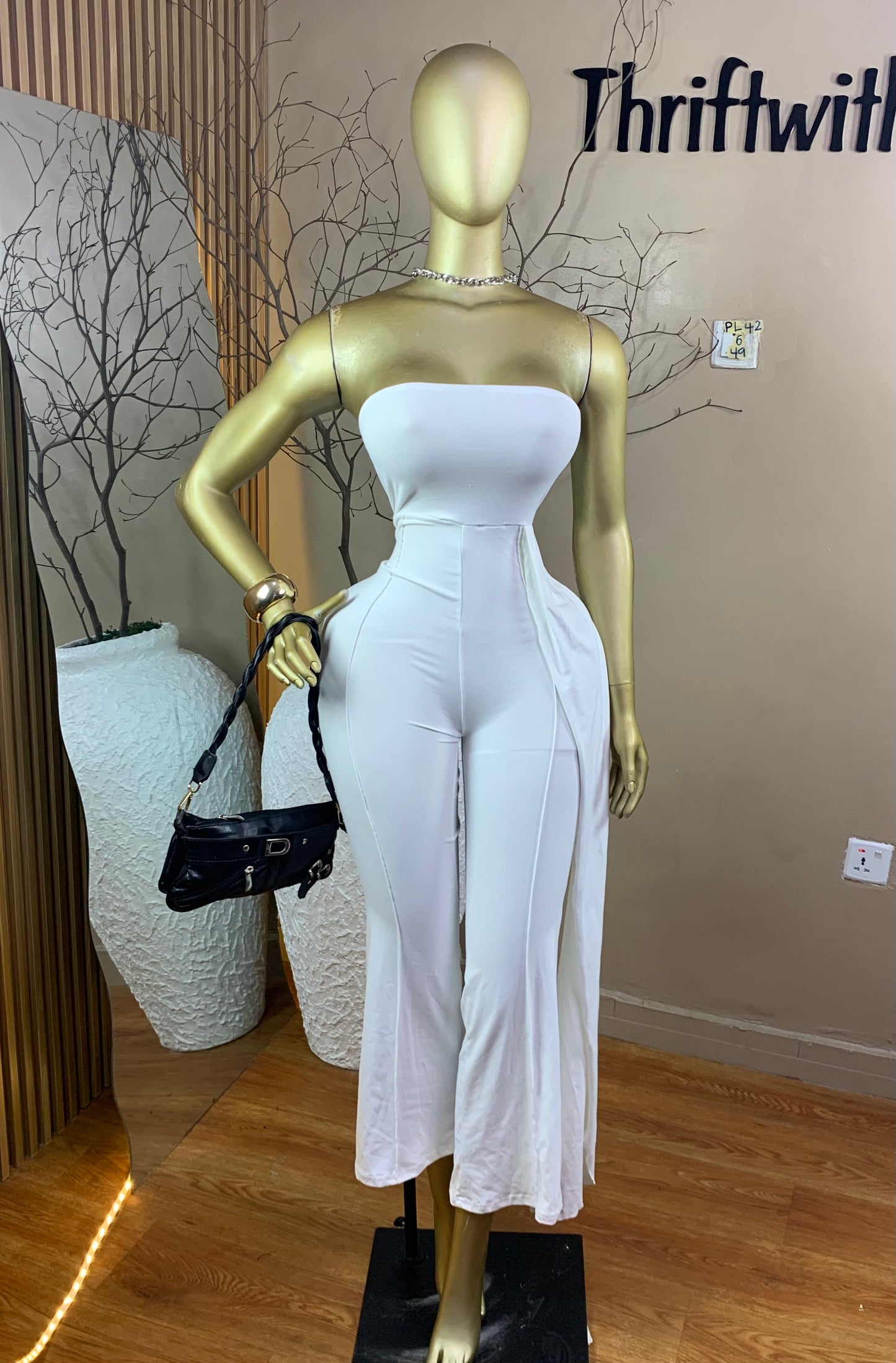 SIZE6 Pearl42 Length49(white)