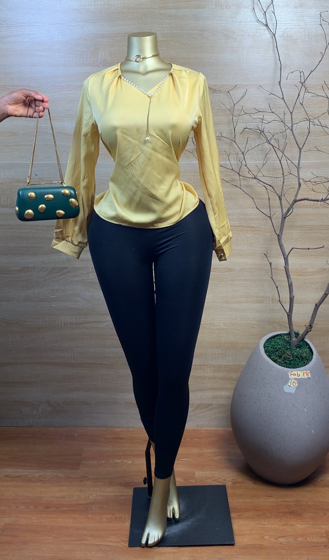 FAB18 SIZE10 Yellow Top