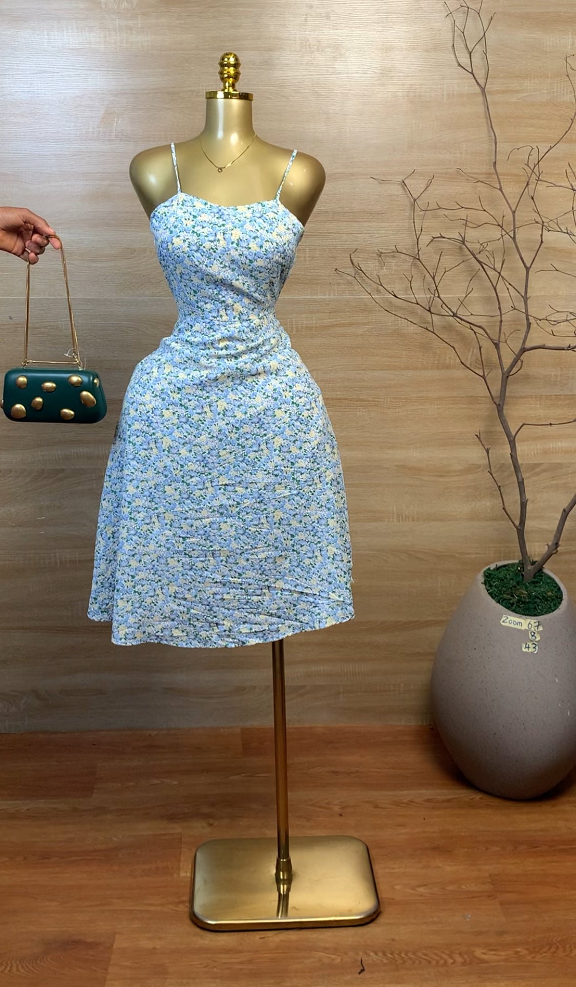SIZE8 ZOOM67 Floral Dress Length43