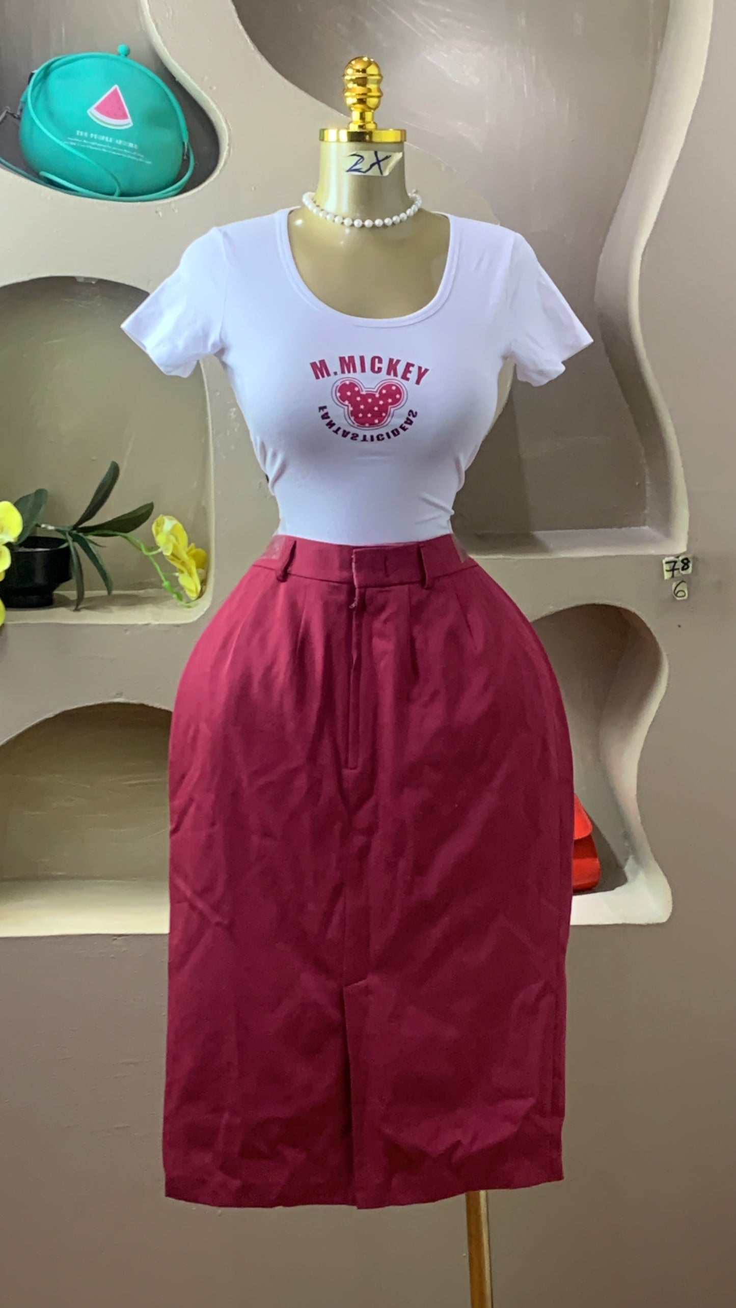 SIZE6 ZX78 (skirt only)