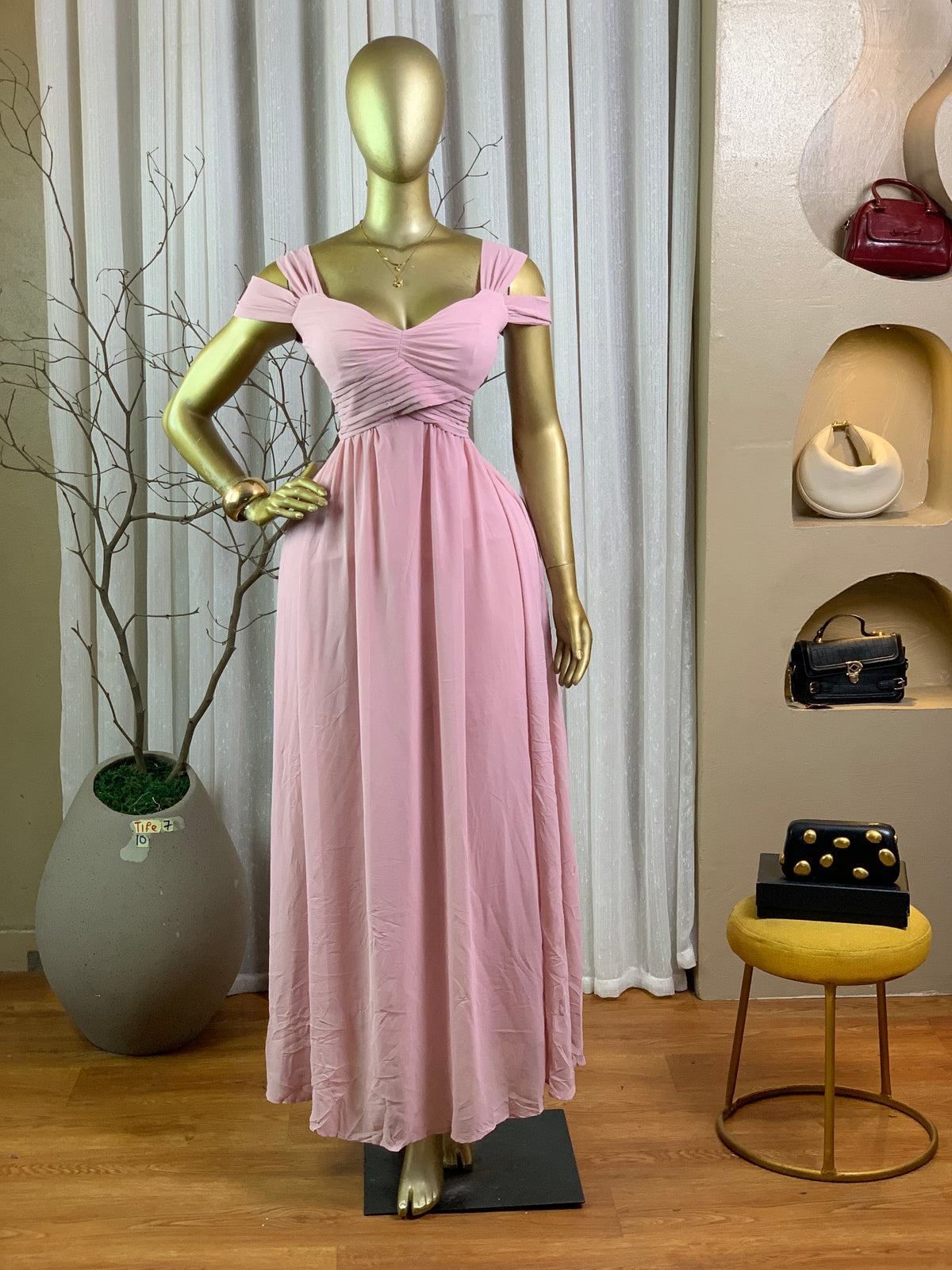 TIFE7 SIZE10 Rose pink DRESS