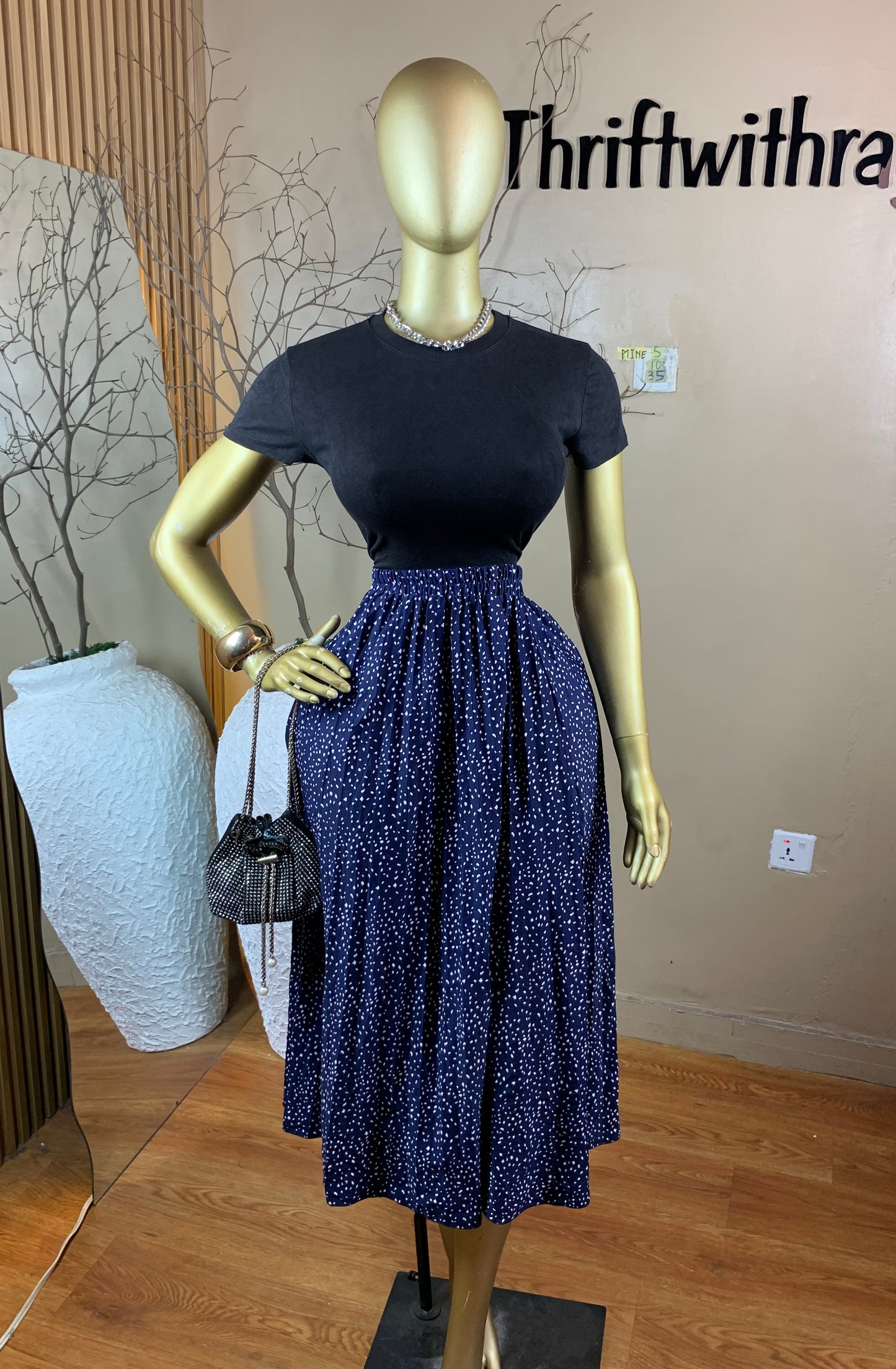 SIZE10 MINE5 Length35 (Skirt only)