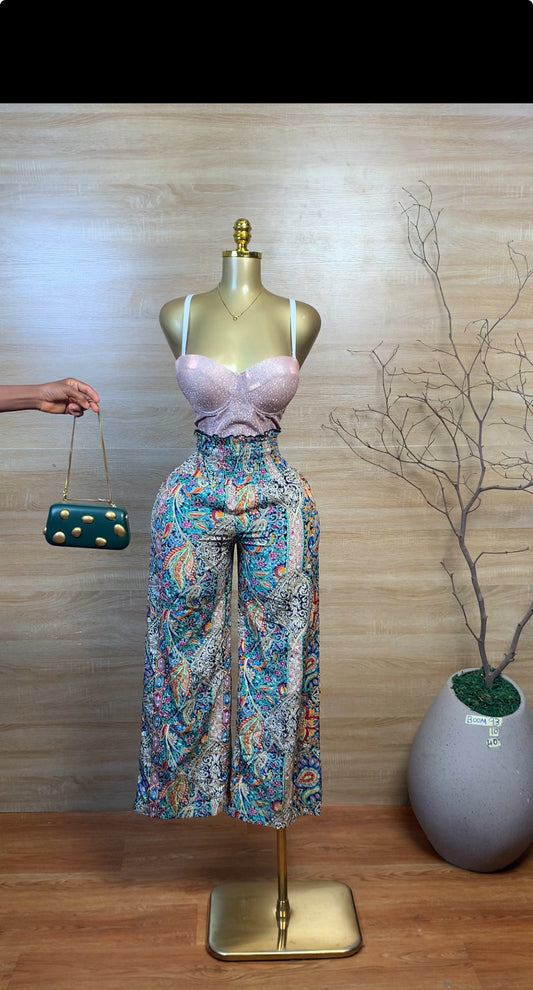 SIZE10 BOOM93 Floral Pant Length40